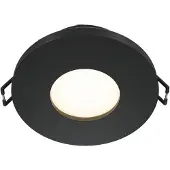 Maytoni Luminaire encastré, aluminium,1 flamme, noir, IP65, D 8,4 cm