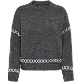 ONLY Pull ONLAMANDA femmes - Gris - EU XS