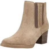 Gabor - Bottines en daim, couleur beige, style décontracté