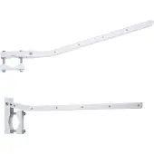 Sauvic Corde à linge réglable et pliable avec rampe argentée argentée One Size