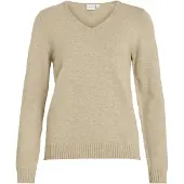 Vila Pull-over 'VIRil' beige chiné