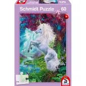 Schmidt Spiele Puzzle Licorne dans le Jardin Enchanté - 51 à 99 pièces