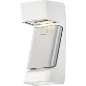 Konstsmide LED lampe d'extérieur Ravenna Adress blanc mat avec du gris