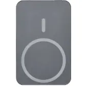 Emos Powerbank WI 1046, 10000 mAh MagSafe avec Passthrough et Wireless-Charging, sortie USB-C y compris câble - pour iPhone, Smartphone - gris, B0551GY
