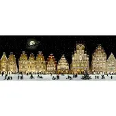 Sonstige Verlage Calendrier mural Panorama urbain de Noël