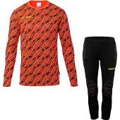 Uhlsport Progressive-goalkeeper Long Sleeve Set Orange 10-11 Years Enfants