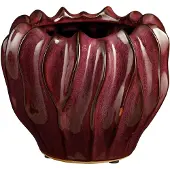 Mica Decorations Flowerpot 1173912, ceramics, Ø 21.5 cm, purple (21.50 x 17 cm)