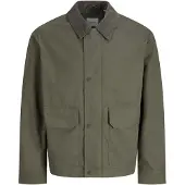 Jack & Jones Veste mi-saison 'JWHRIVER' gris foncé / jade