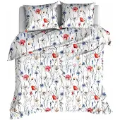 EL-TEX Ensemble de literie 100% Coton Fleur champêtre