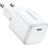 UGREEN Chargeur 15326 Nexode Mini, Usb-C, Pd3.0, Qc4.0, Gan, 30W (Blanc)