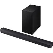 Samsung HW-B460F - Barre de son 2.1 canaux - Caisson de basses sans fil 6,5 pouces - Technologie Adaptive Sound Lite