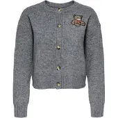 ONLY Cardigan marron / noisette / gris chiné / blanc