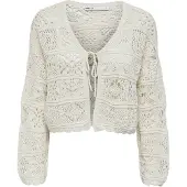 ONLY Cardigan 'ONLBeach' blanc cassé