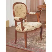 AEA Esszimmer Stuhl braun Luxus klassischer Holzstuhl Stühle Italienische Möbel