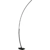 RL LIVE YOUR LIGHT Lampadaire LED courbé SOLO métal noir hauteur 158cm saillie 35cm
