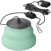 B2X Lampe suspendue LED pliable silicone vert Ø15cm