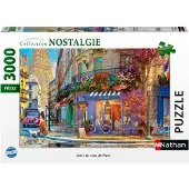 Nathan Puzzle 3000 pièces - Dans les rues de Paris - 14 ans et plus - Qualité supérieure - Assemblage parfait - Collection Nostalgie - 12001870