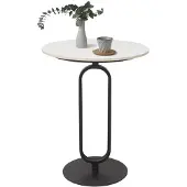 Merkloos Table ronde en marbre pour salon et chambre