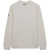 Superdry Homme Pull Texture Knit Coupe Décontractée White Taille: M