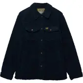 Superdry Chemise à Manches Longues Retro Fleece Overshirt
