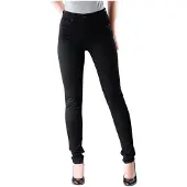 Levi's Jean '721 High Rise Skinny' noir denim