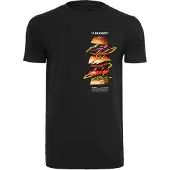 Mister tee T-Shirt 'A Burger' mélange de couleurs / noir