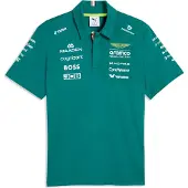 Puma X Aston Martin F1 Replica Short Sleeve Polo Vert M Homme