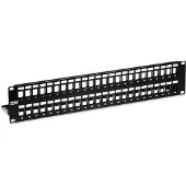Trendnet TC-KP48S Panneau de brassage (plaque d'obturation), Serveur : accessoires, Noir