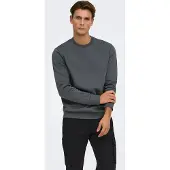 Only & Sons Sweat-shirt 'Ceres' gris foncé