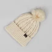 Bench Bonnet en maille torsadée femmes - Dark Chalk