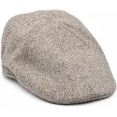 Suitable Flat Cap Wool Twill Beige