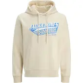 Jack & Jones Logo 2 Col Hoodie Beige L Homme