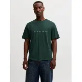 Jack & Jones T-Shirt 'JJEStar' sapin / blanc