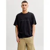Jack & Jones T-Shirt 'JJEStar' noir / blanc