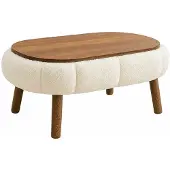 Hannah Home , table gigogne de haute qualité (3 pièces) - Chêne saphir, 100% mélaminé, 98 cm