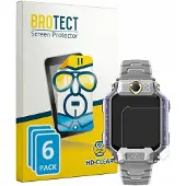BROTECT Protection Clair, Film de protection pour smartwatch, Transparent
