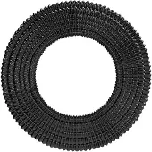 Cellfast Tuyau d'aspiration et de refoulement Basse-Flex 38 mm x 16 m pour pompes, haute résistance et flexibilité, noir, monté sur un solide étrier métallique