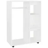 vidaXL Armoire blanche 80x40x110 cm Bois composite
