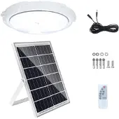 OEM Lampe solaire de plafond, 100W, câble de 5 mètres, télécommande, minuterie