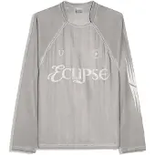Bershka T-Shirt gris / blanc
