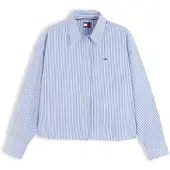 Tommy Hilfiger Chemisier bleu / blanc