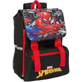 Safta Spider-man 17.50l 18.5x41x15 Cm Backpack Noir Enfants