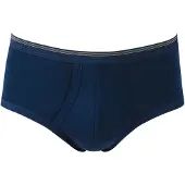 Calida Slip 'Twisted Cotton' noir chiné
