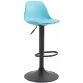 CLP Tabouret de bar Kiel similicuir noir
