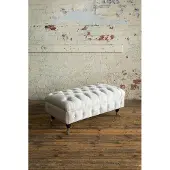 AEA Chesterfield Fußhocker Ottomane Hocker Klassisch Relax Sessel Bank Beistell