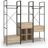 Vicco Set de penderie Enya Bois 60x180cm 3 pièces, Model 54349