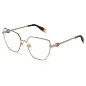 Furla Lunettes de vue - - VFU873 - Métal doré rose - Monture 55-16-140 - Parties colorées