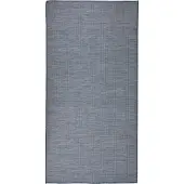 Syfax Tapis d'extérieur tissé plat 100x200 cm bleu