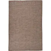 Syfax Tapis d'extérieur tissé plat 120x170 cm brun