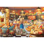 Blue Bird Puzzle Boutique de Fromages Fermiers - 1000 pièces